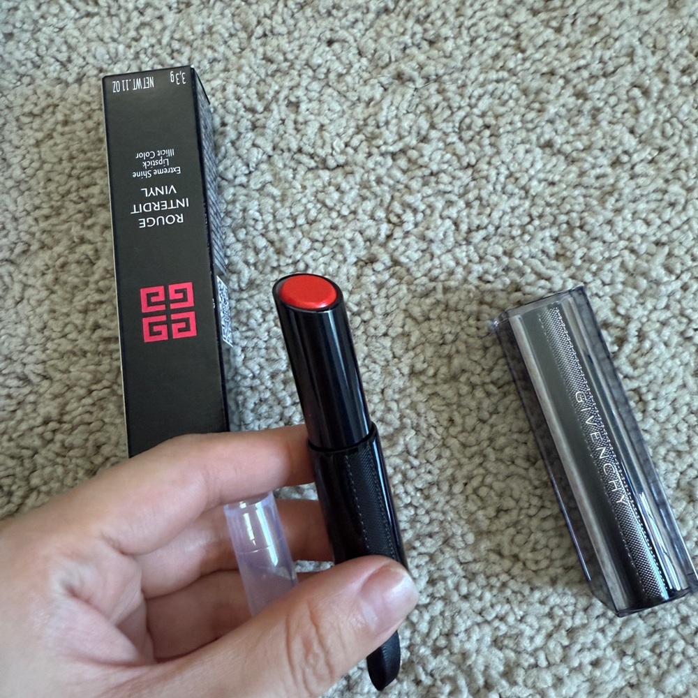 Givenchy Rouge Interdit Vinyl in Orange